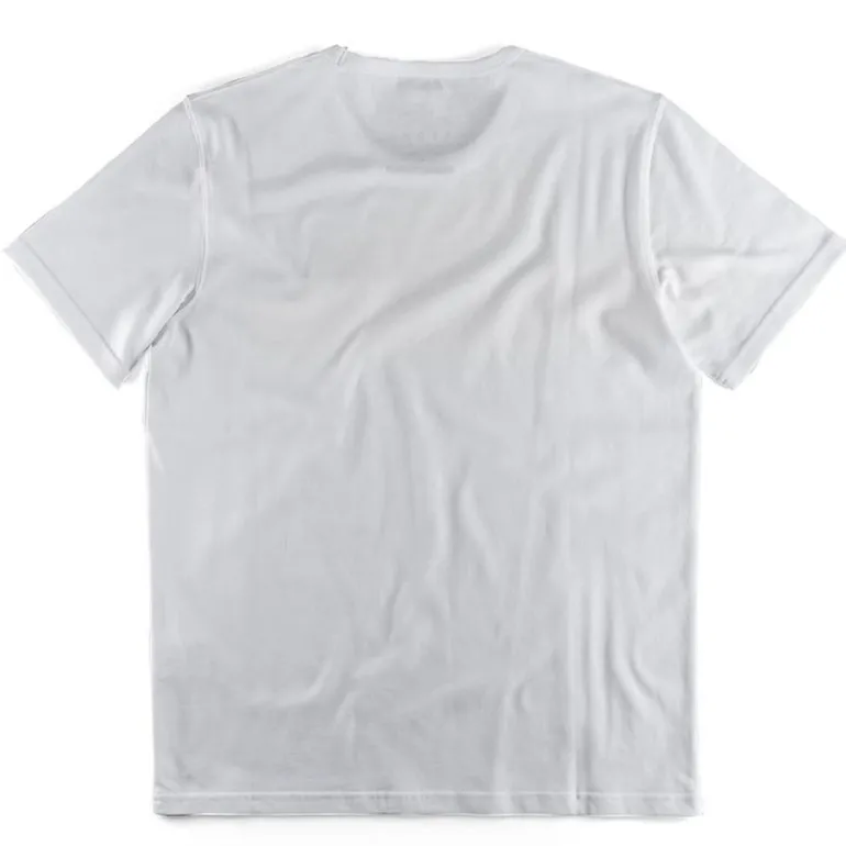 Men &SONS Tops>Boxer Pocket T-Shirt White