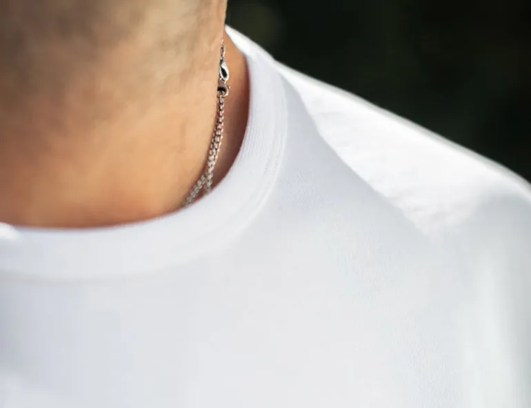 Men &SONS Tops>Boxer Pocket T-Shirt White