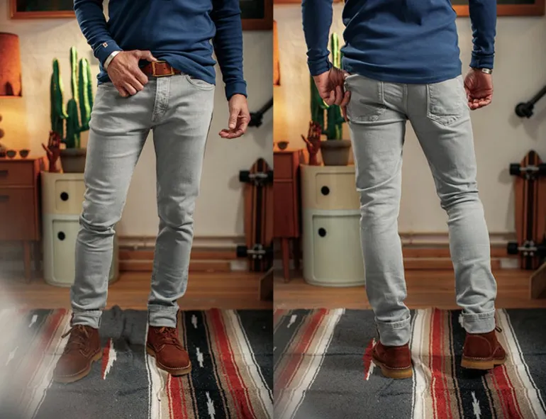 Men &SONS Bottoms & Shorts>Brandon Jeans Grey