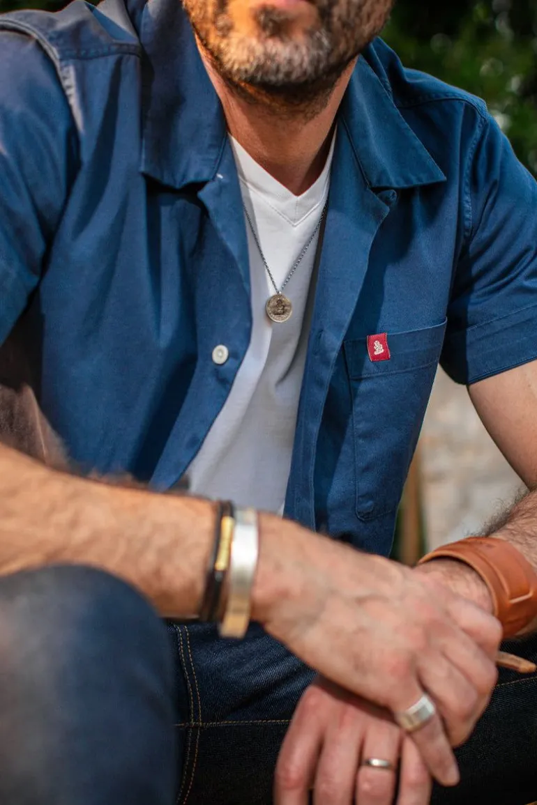 Men &SONS Tops>Classic White V-Neck T-Shirt