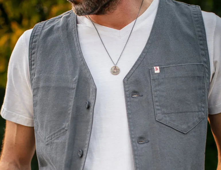 Men &SONS Tops>Classic White V-Neck T-Shirt