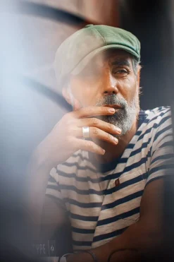 Men &SONS Knitwear>Jackson Baker Boy Cap - Army Green