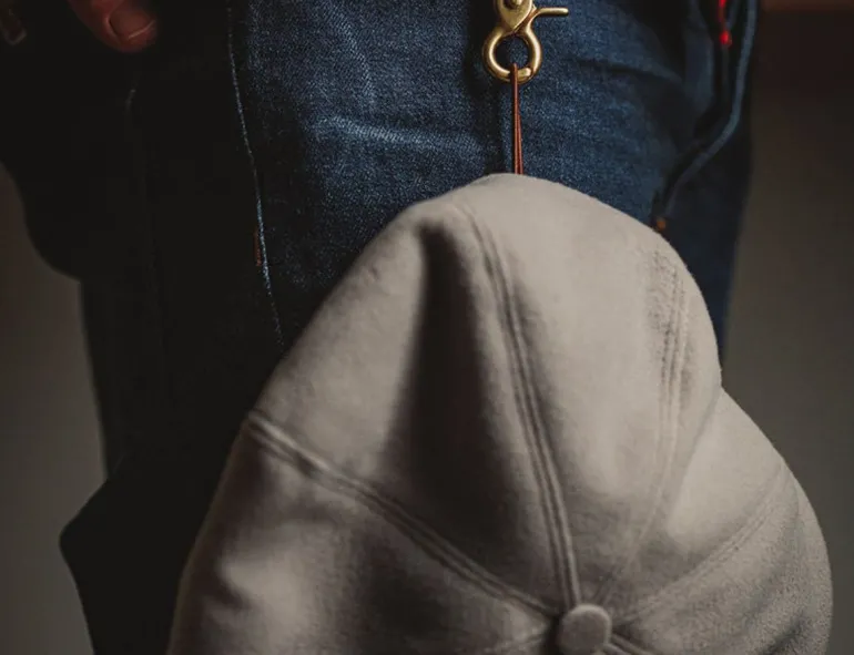 Men &SONS Headwear>Jackson Traditional Baker Boy Hat - Light Grey