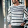 Men &SONS Tops>21 Breton Long Sleeve Top