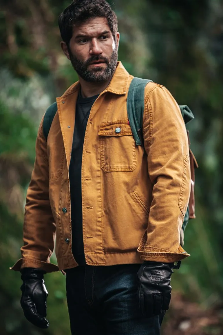 Men &SONS Leather Goods>Adventure Gloves Black