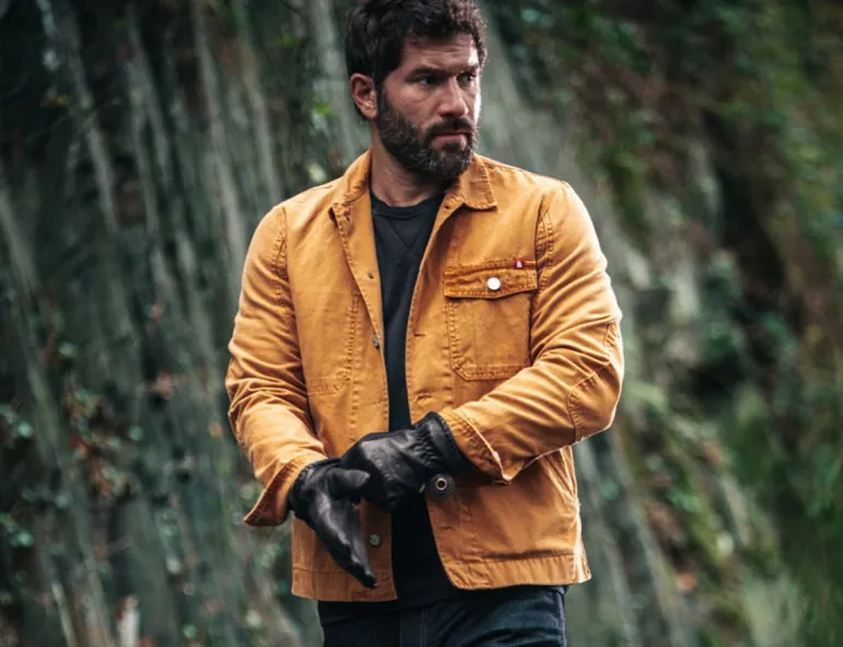 Men &SONS Leather Goods>Adventure Gloves Black