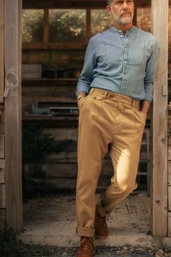 Men &SONS Bottoms & Shorts>Beckett Trousers Tan