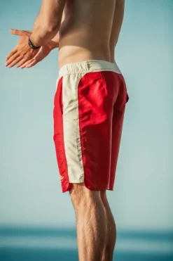 Men &SONS Bottoms & Shorts>Bodhi Boardshorts Red