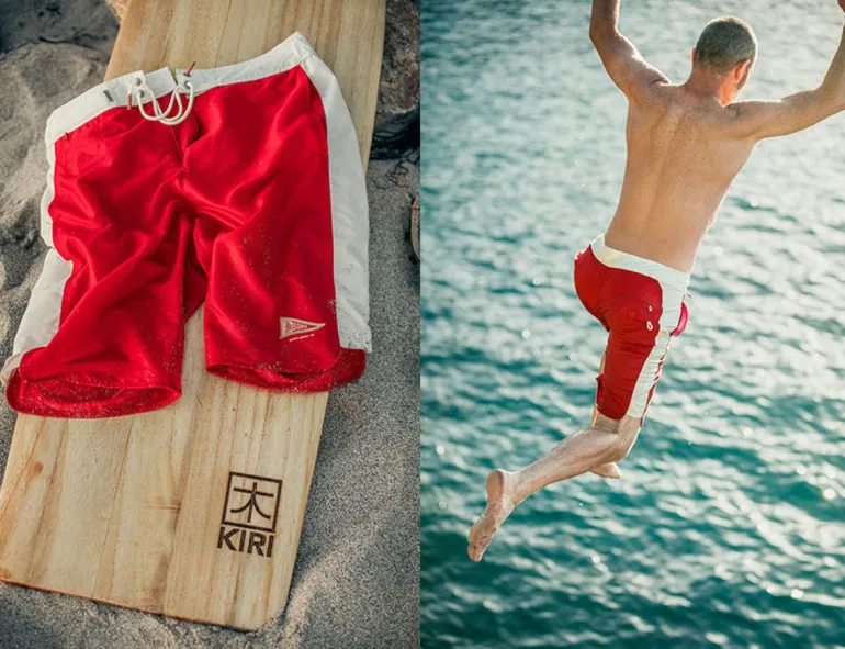 Men &SONS Bottoms & Shorts>Bodhi Boardshorts Red