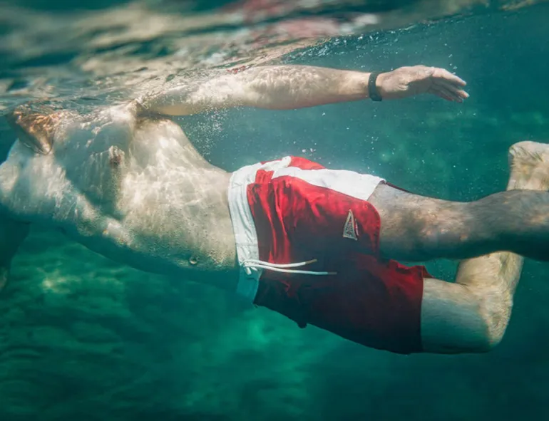 Men &SONS Bottoms & Shorts>Bodhi Boardshorts Red