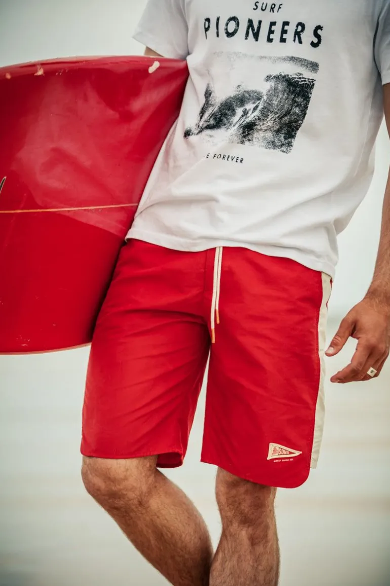 Men &SONS Bottoms & Shorts>Bodhi Boardshorts Red