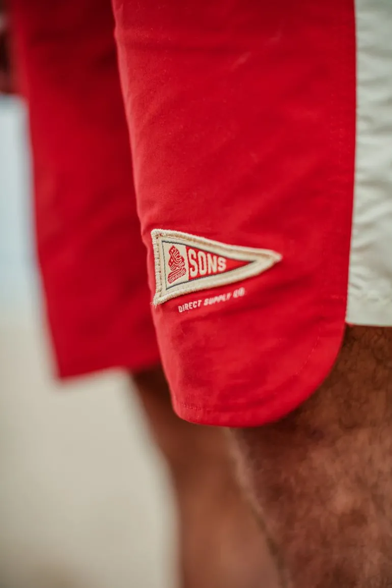 Men &SONS Bottoms & Shorts>Bodhi Boardshorts Red