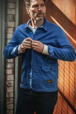 Men &SONS Jackets & Coats>Carver Jacket French Blue