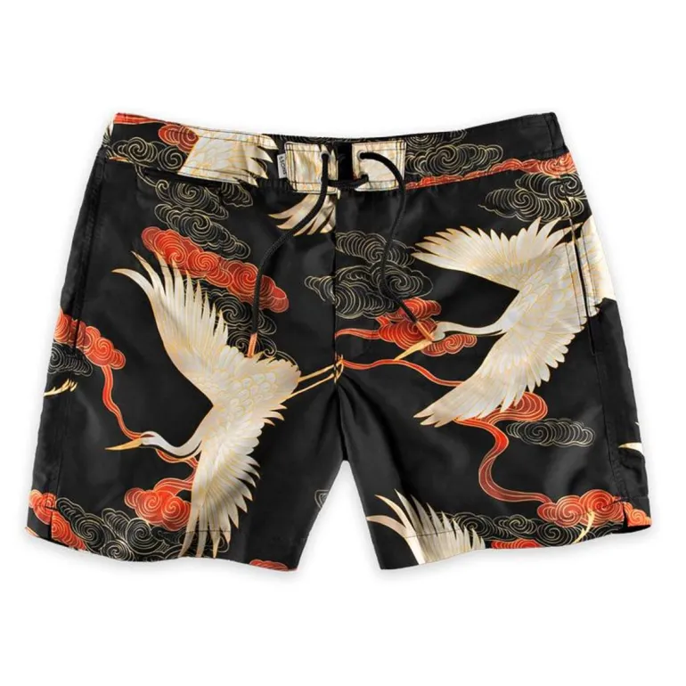 Men &SONS Bottoms & Shorts>Crown Swim Shorts Black