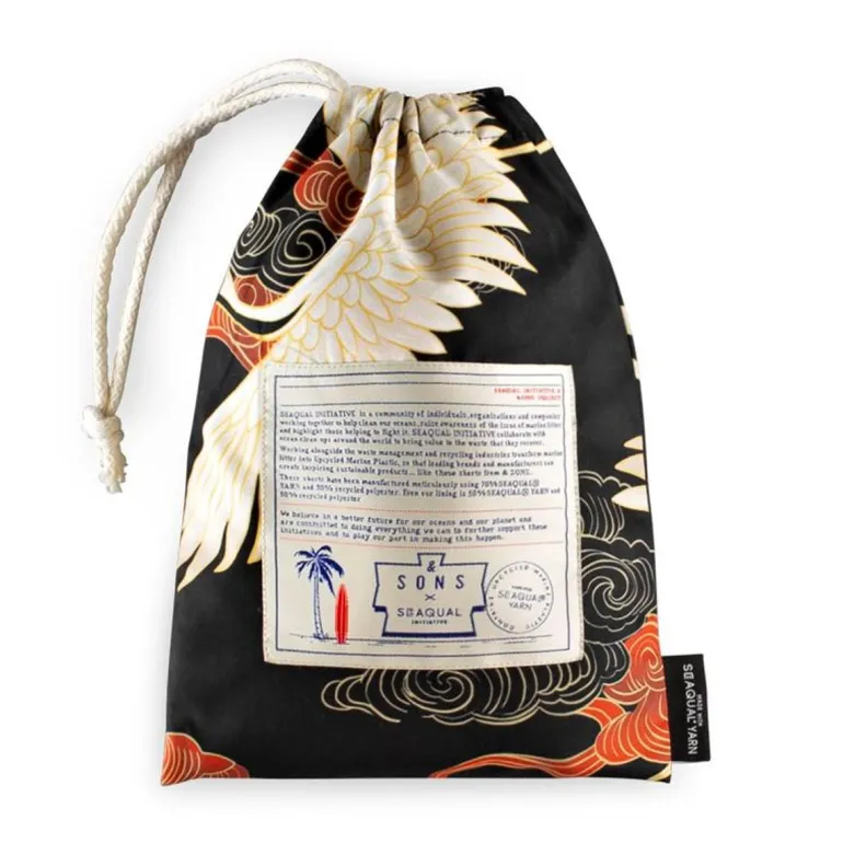 Men &SONS Bottoms & Shorts>Crown Swim Shorts Black