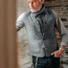 Men &SONS Knitwear>Drifter Wool Waistcoat Grey