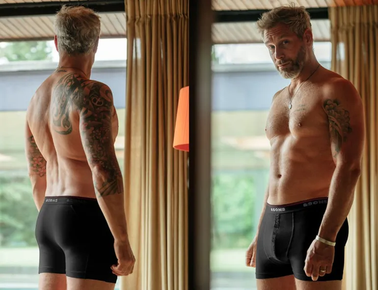 Men &SONS Tops>Essentials Boxer Shorts Black