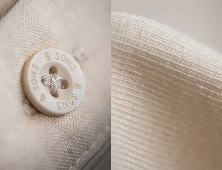 Men &SONS Tops>Essentials Long Johns Raw