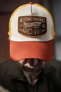 Men &SONS Headwear>Hardwear Trucker Cap Yellow