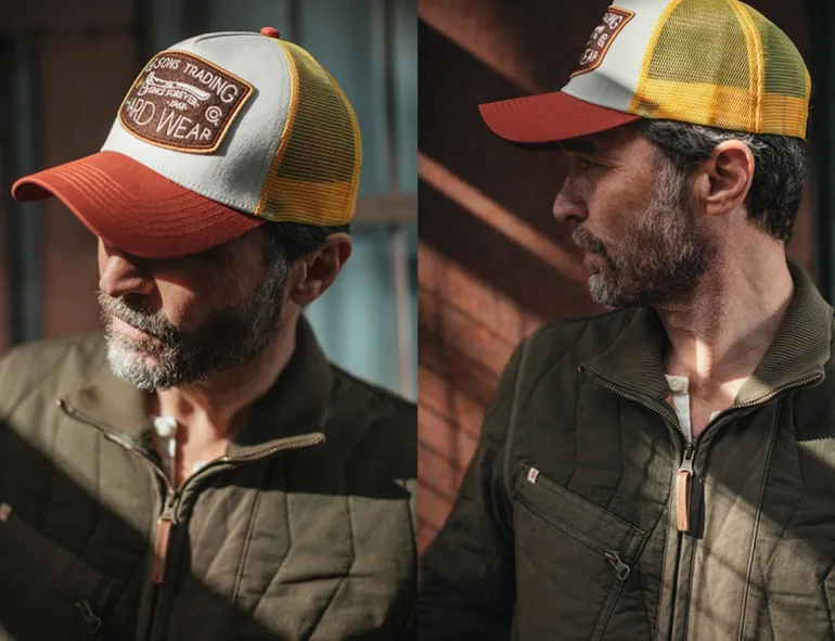 Men &SONS Headwear>Hardwear Trucker Cap Yellow