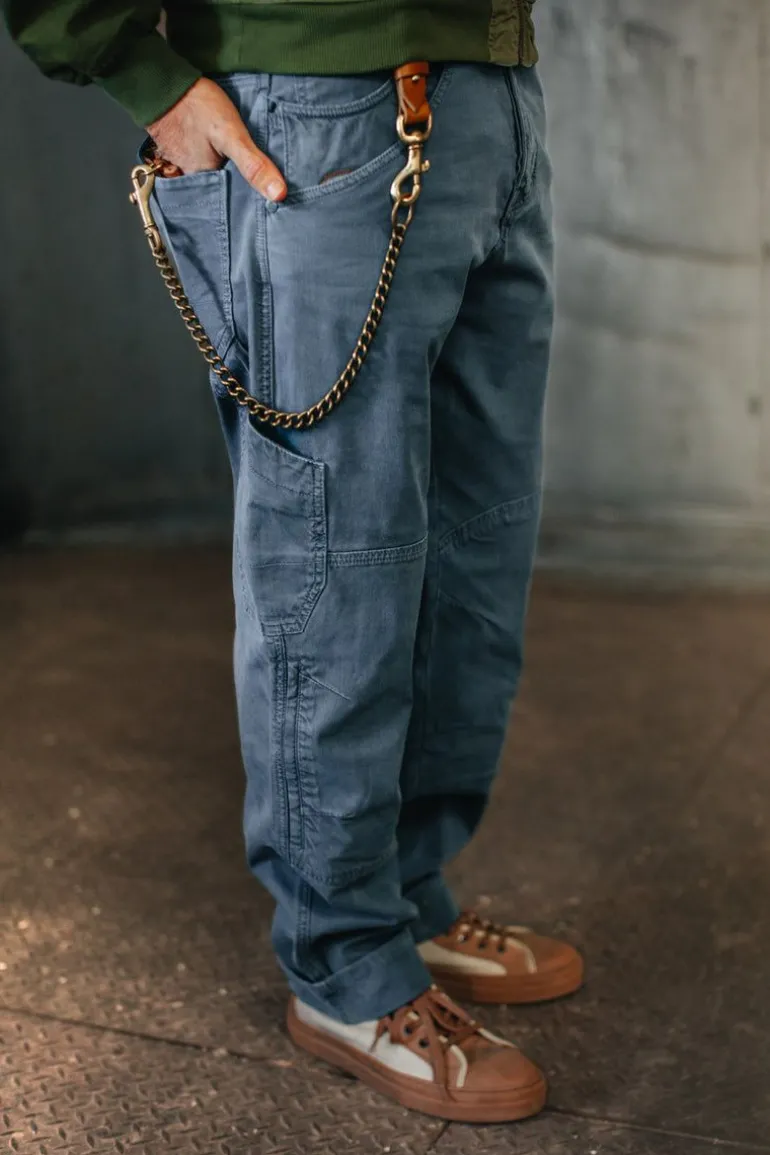 Men &SONS Bottoms & Shorts>Joey's Crew Pant Churchill Blue