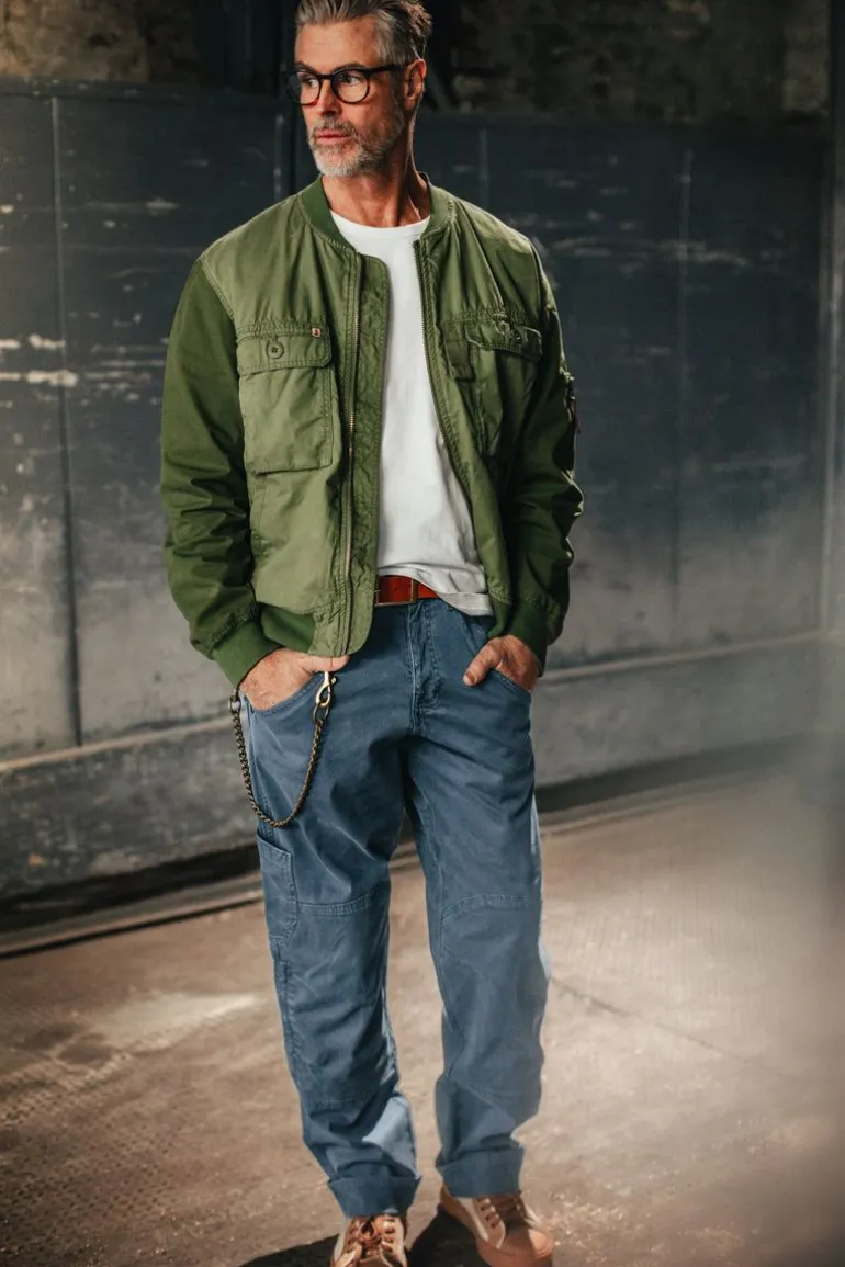 Men &SONS Bottoms & Shorts>Joey's Crew Pant Churchill Blue