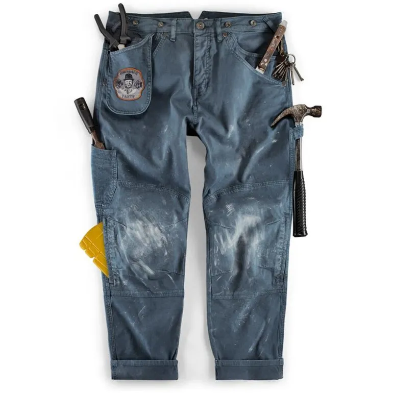 Men &SONS Bottoms & Shorts>Joey's Crew Pant Churchill Blue