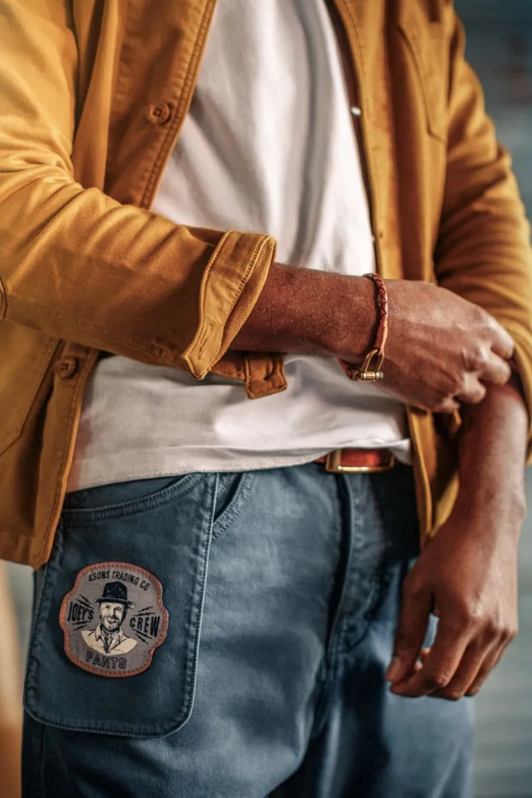 Men &SONS Bottoms & Shorts>Joey's Crew Pant Churchill Blue