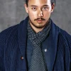 Men &SONS Scarves>Midnight Black Dot Scarf