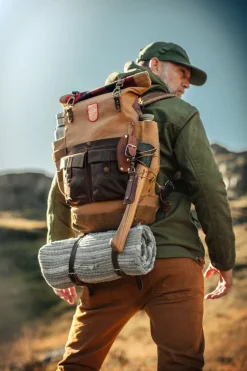 Men &SONS Leather Goods>Nordic Rucksack Tan