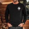 Men &SONS Jackets & Coats>Panther Pioneers Sweatshirt Black