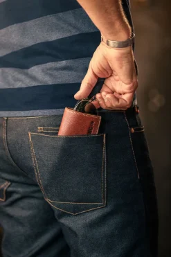 Men &SONS Leather Goods>Pouch Glasses Case Brown