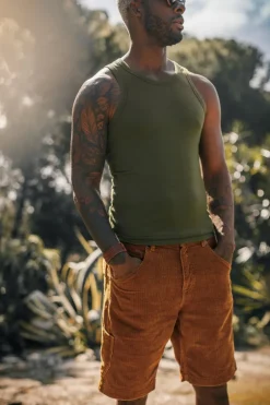 Men &SONS Bottoms & Shorts>San Diego Shorts Tan