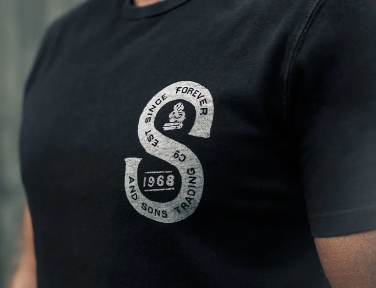 Men &SONS Tops>Sigma T-Shirt Black