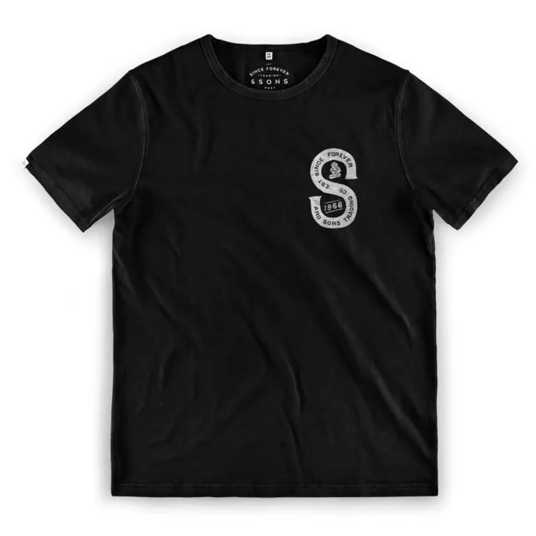 Men &SONS Tops>Sigma T-Shirt Black