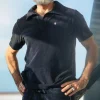Men &SONS Tops>Solar Polo Navy