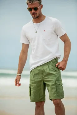 Men &SONS Bottoms & Shorts>Surplus Army Shorts Green