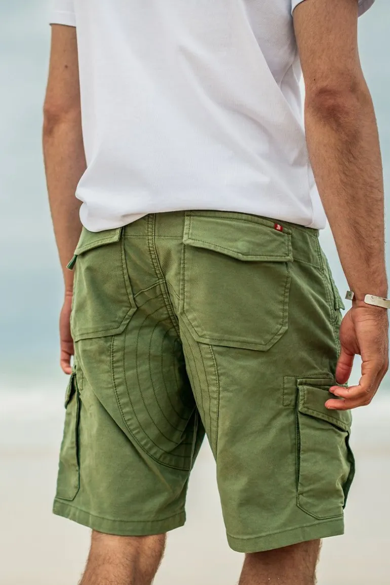 Men &SONS Bottoms & Shorts>Surplus Army Shorts Green