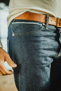 Men &SONS Leather Goods>Tan Leather Belt