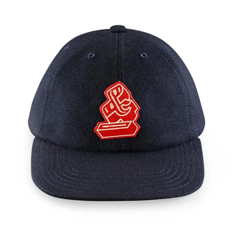 Men &SONS Headwear>Woollen Snap Cap Navy