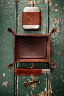 Men &SONS Leather Goods>X Colsenkeane Hip Flask