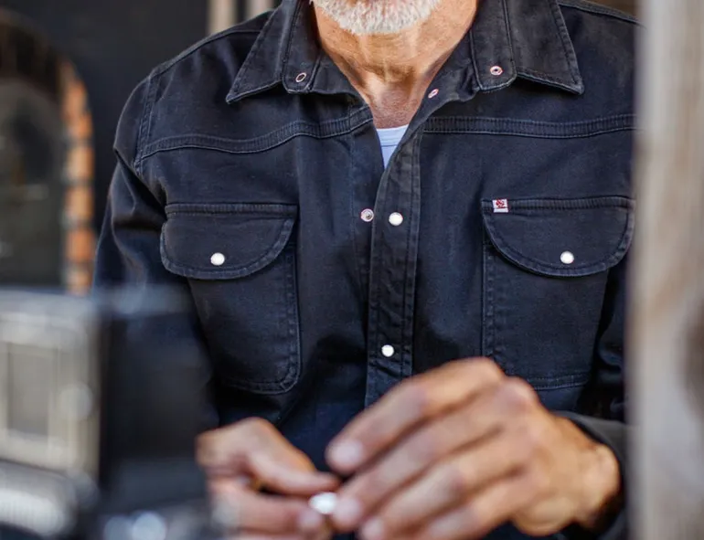 Men &SONS Tops>Sunday Shirt Black