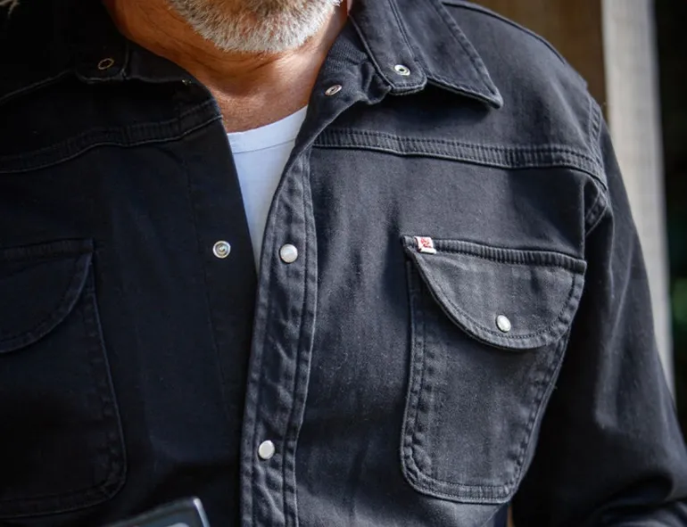 Men &SONS Tops>Sunday Shirt Black