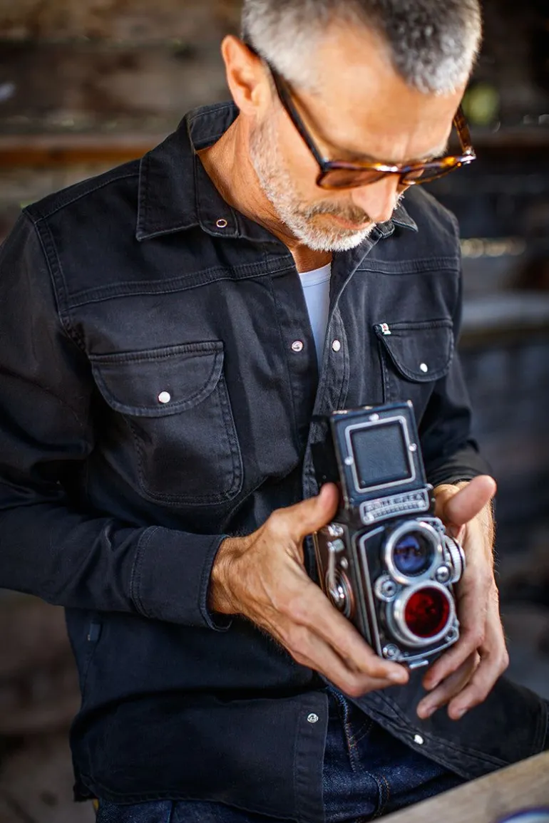 Men &SONS Tops>Sunday Shirt Black