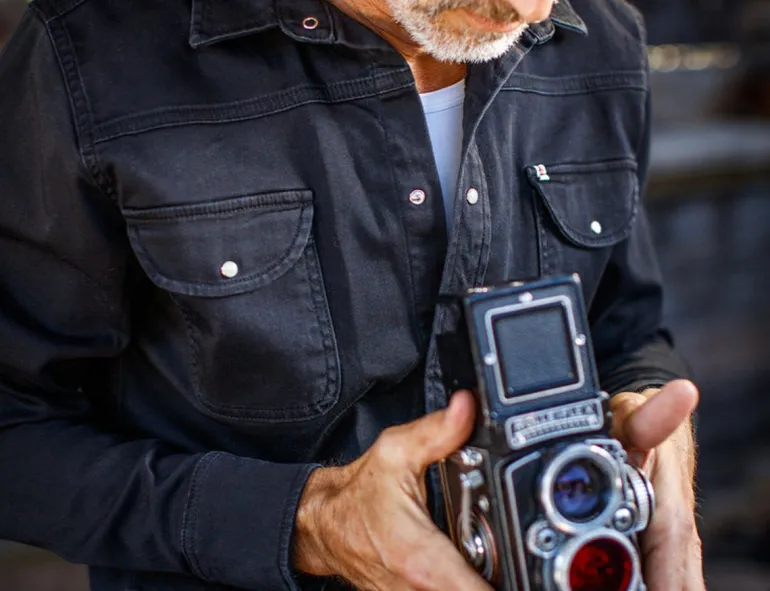 Men &SONS Tops>Sunday Shirt Black