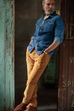 Men &SONS Tops>Sunday Shirt Light Denim