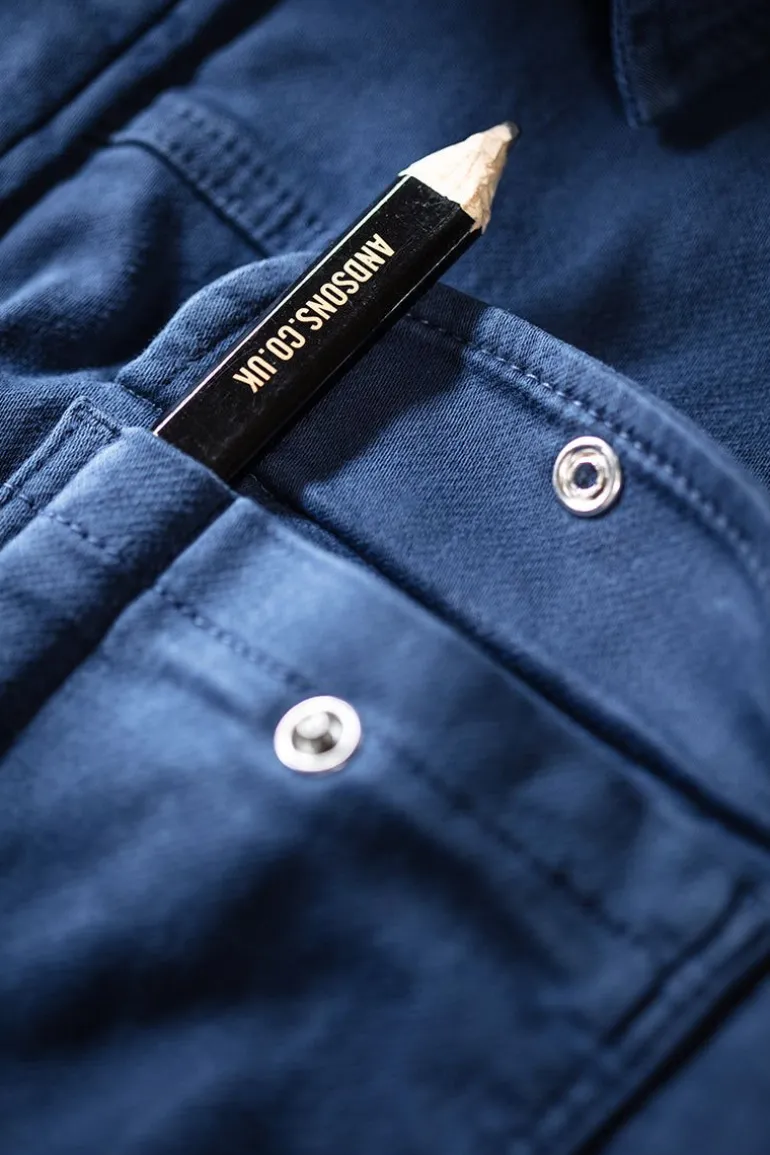 Men &SONS Tops>Sunday Shirt Utility Navy