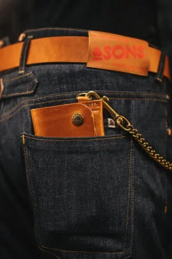 Men &SONS Leather Goods>Tan Leather Wallet