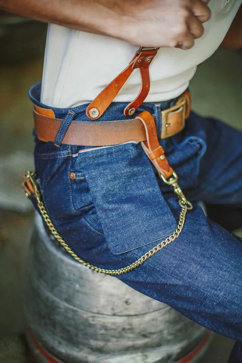 Men &SONS Bottoms & Shorts>The New Frontier 14Oz Selvedge Anti-Bac Raw Denim Jeans