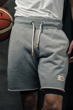 Men &SONS Bottoms & Shorts>Track And Field Short Grey